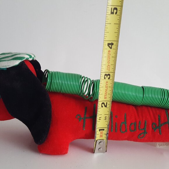 Vintage Holiday Hound Christmas Holiday Card Holder Dan Dee Imports - Picture 14 of 15